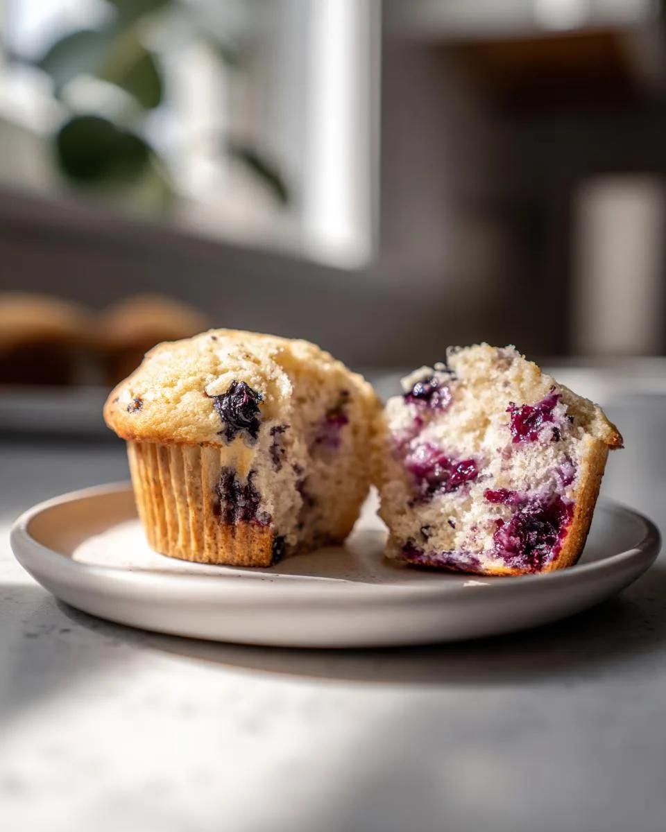 Cottage Cheese Blueberry Earl Grey Muffins - detail 2