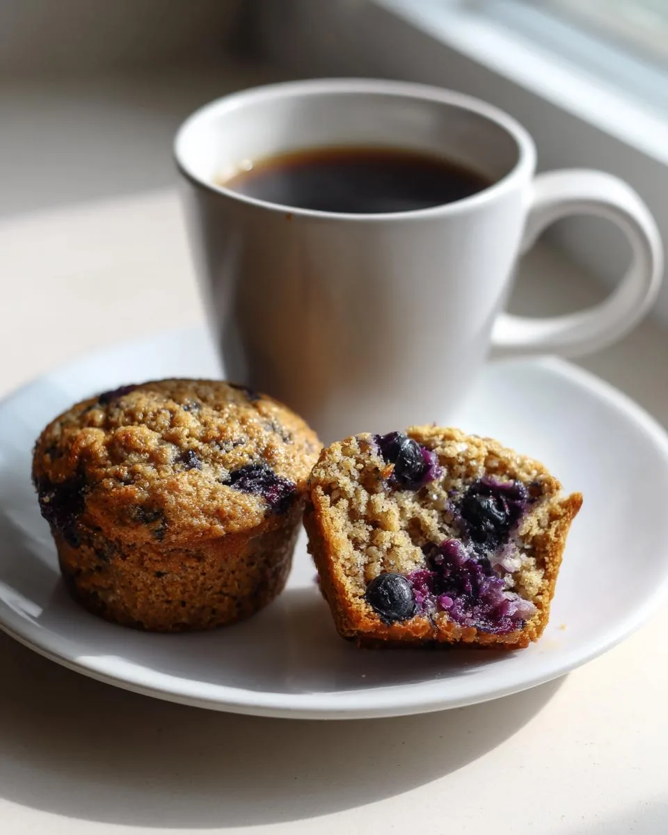 Cottage Cheese Blueberry Earl Grey Muffins - detail 3