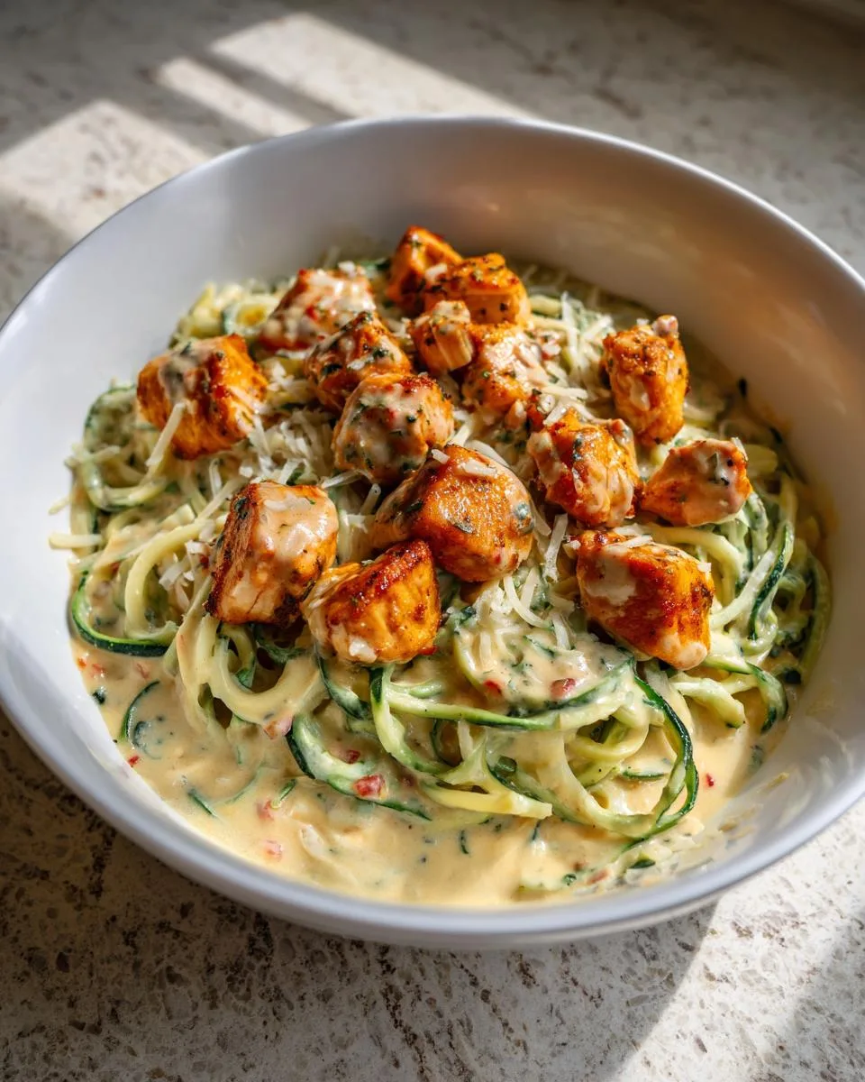 Cottage Cheese Cajun Chicken Alfredo - detail 2