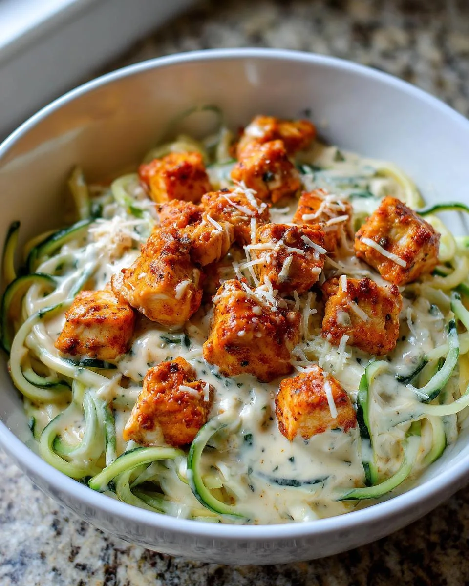 Cottage Cheese Cajun Chicken Alfredo - detail 3