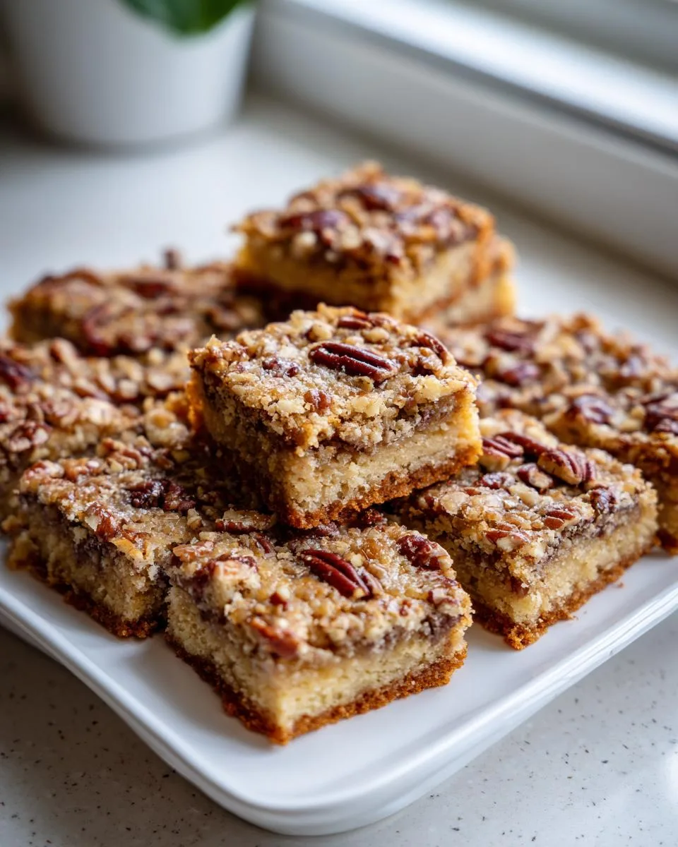 Cottage Cheese Pecan Pie Bars - detail 2