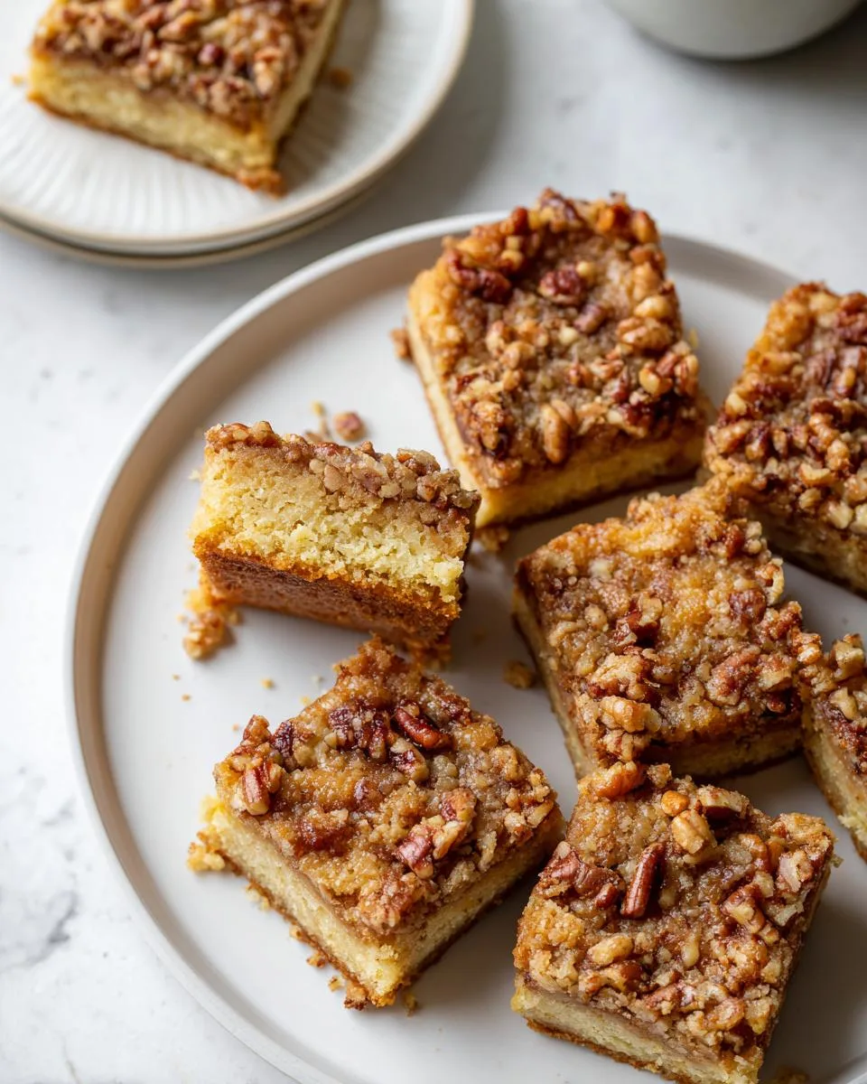 Cottage Cheese Pecan Pie Bars - detail 3