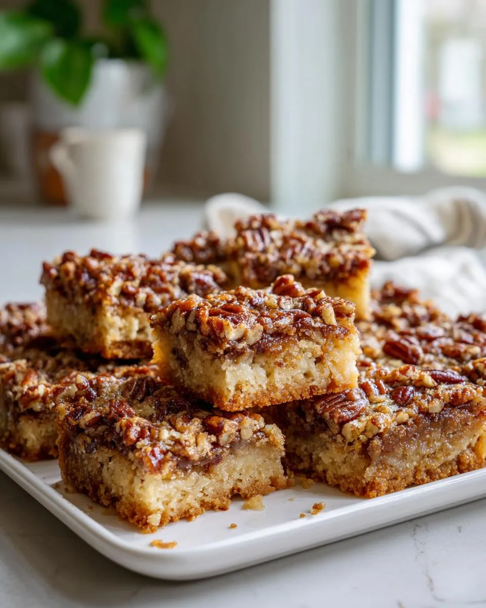 Cottage Cheese Pecan Pie Bars With 7g Protein
