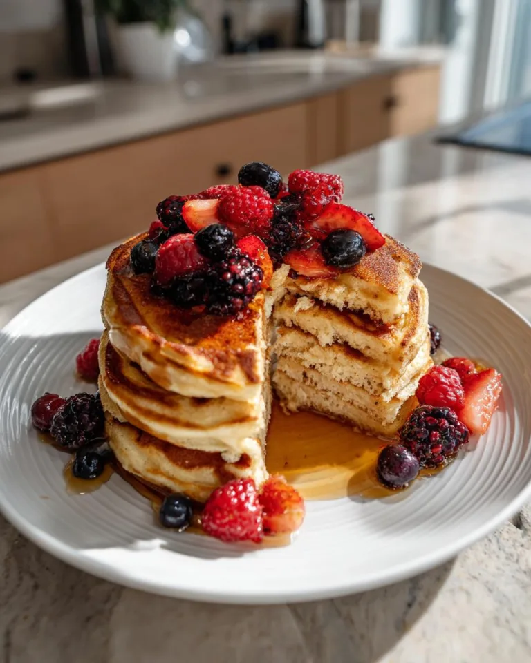 Cottage Cheese Protein Waffles