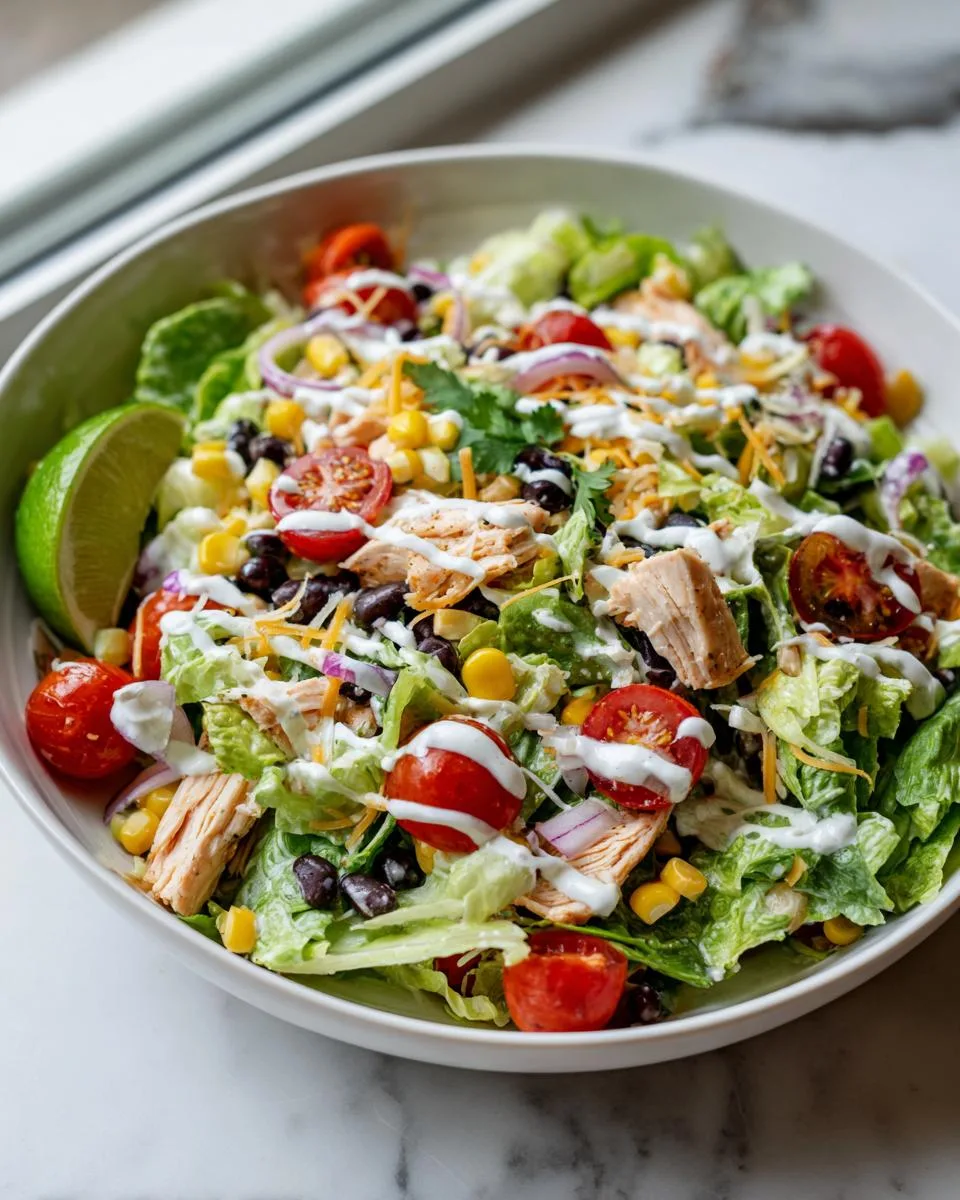 Cottage Cheese Taco Chicken Salad - detail 2