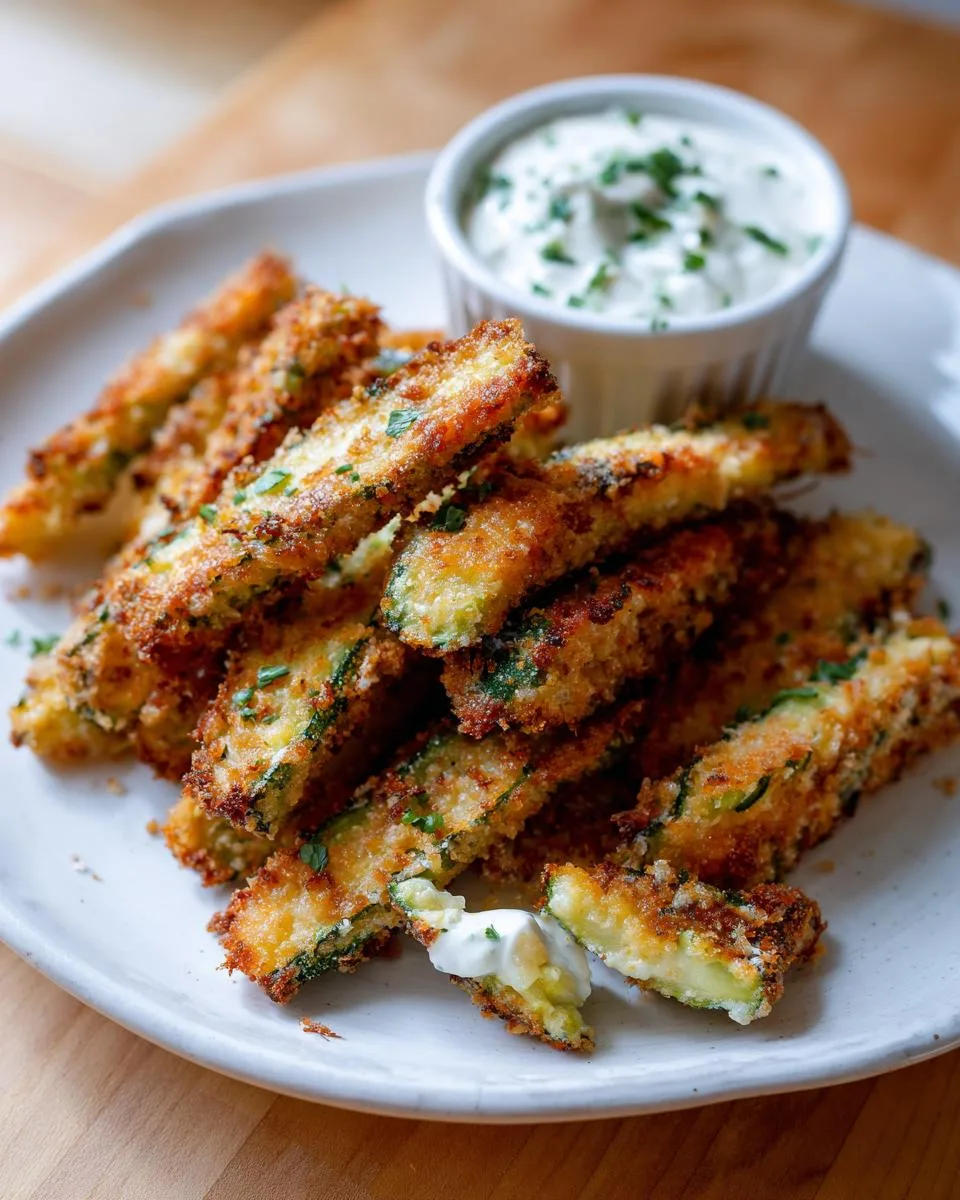 Crispy Keto Zucchini Fries - detail 2