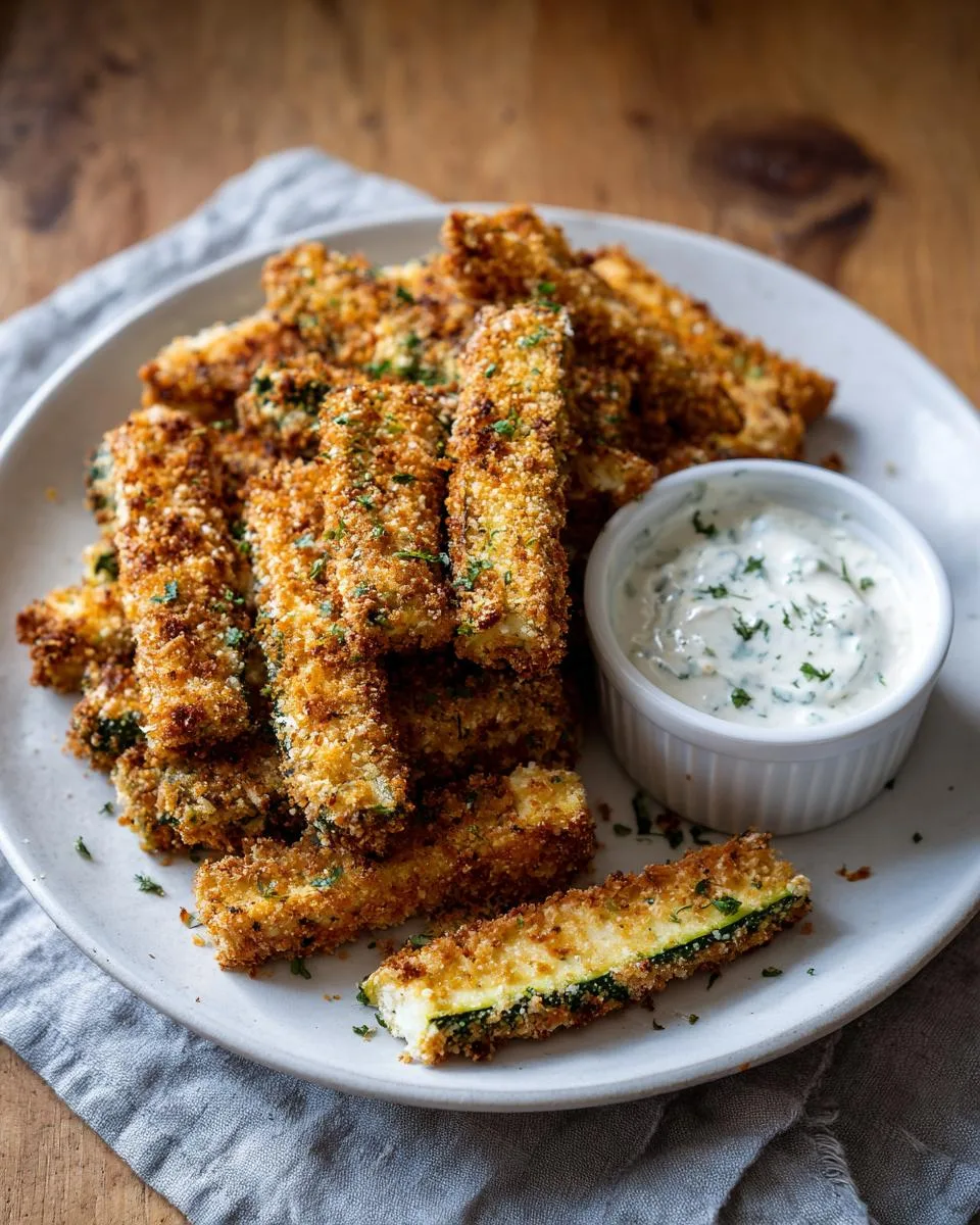 Crispy Keto Zucchini Fries - detail 3