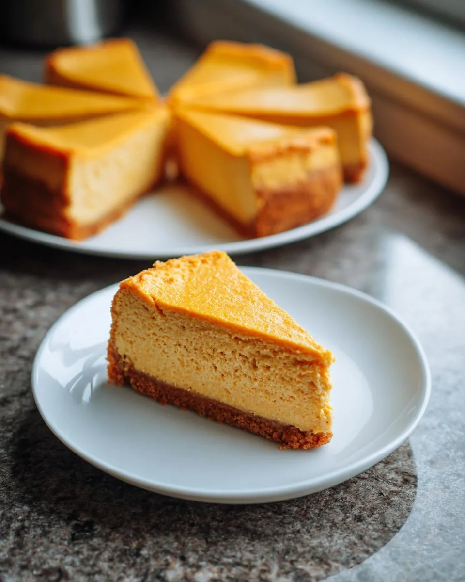 Crustless Pumpkin Cheesecake Bake - detail 3