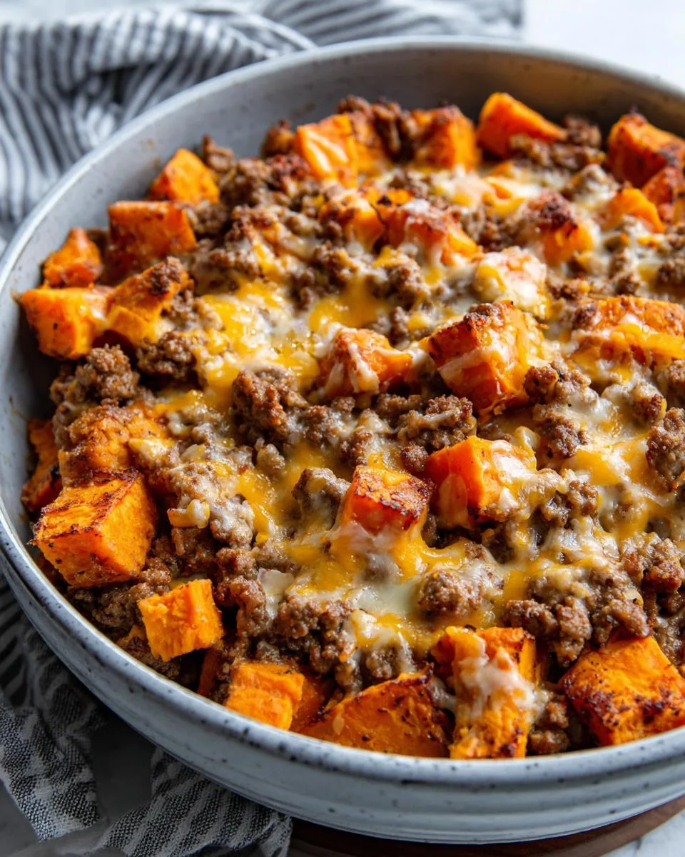 Ground Turkey Sweet Potato Bowls - detail 1
