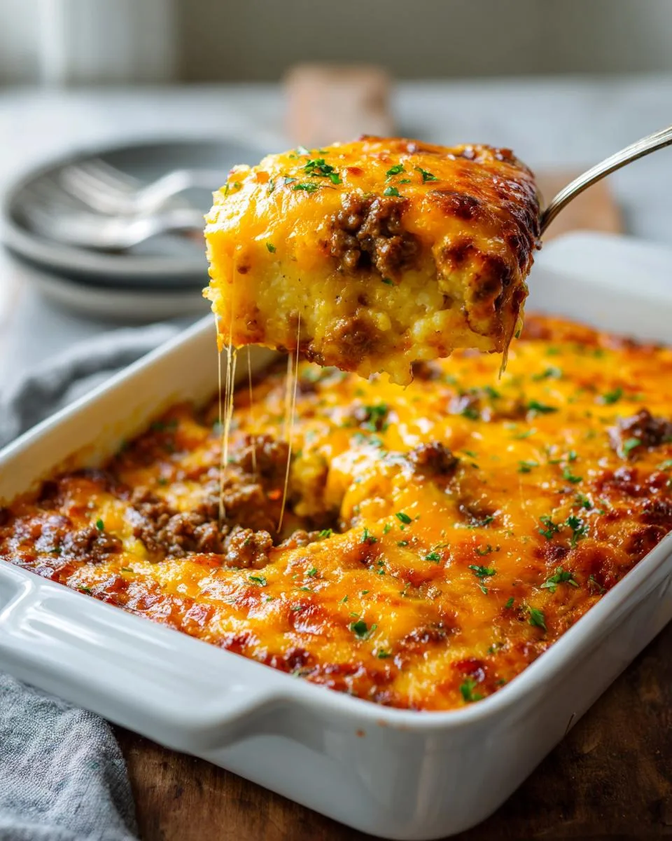 Keto Cheeseburger Cauliflower Mac - detail 2
