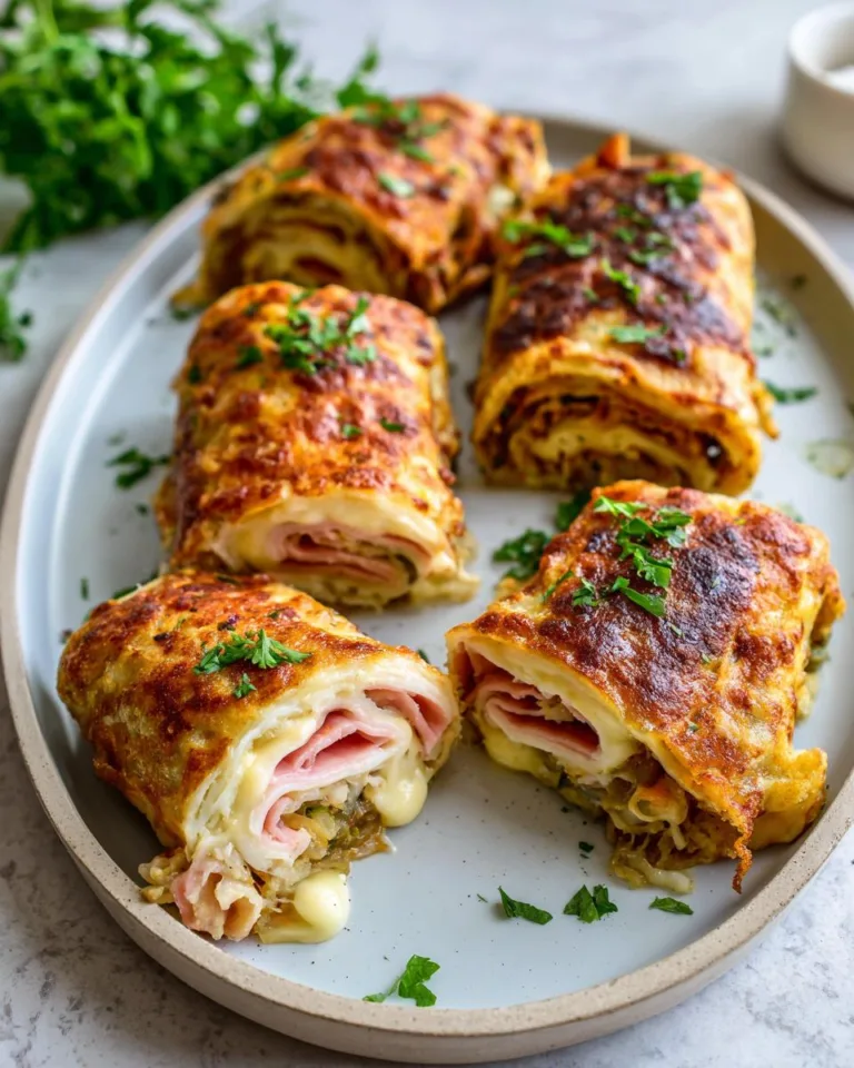 Keto Crispy Reuben Roll-Ups