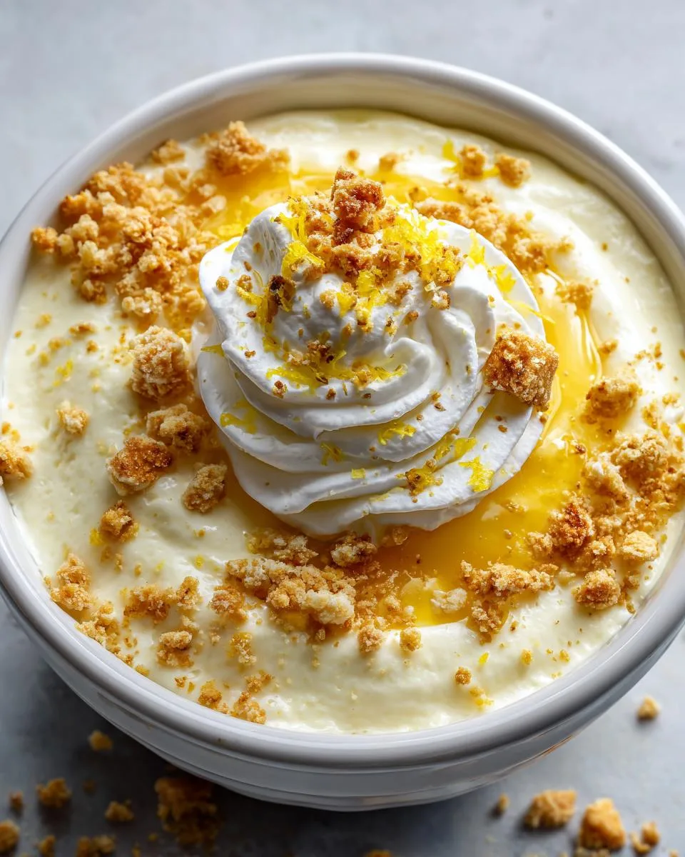Lemon Meringue Cottage Cheese Bowls - detail 1