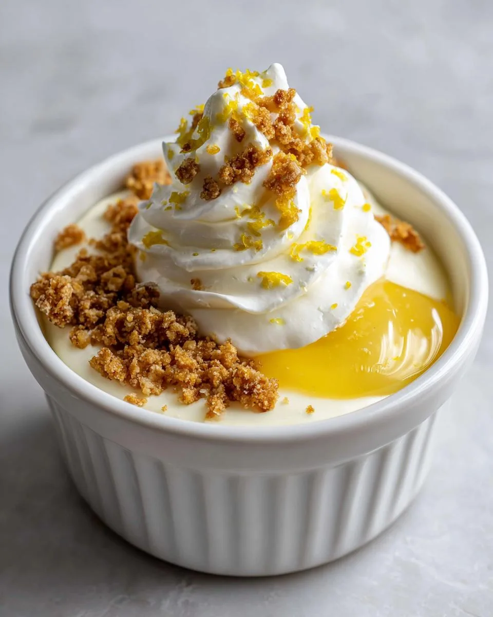 Lemon Meringue Cottage Cheese Bowls - detail 2