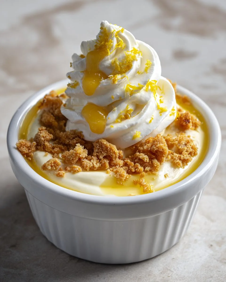 Lemon Meringue Cottage Cheese Bowls - detail 3