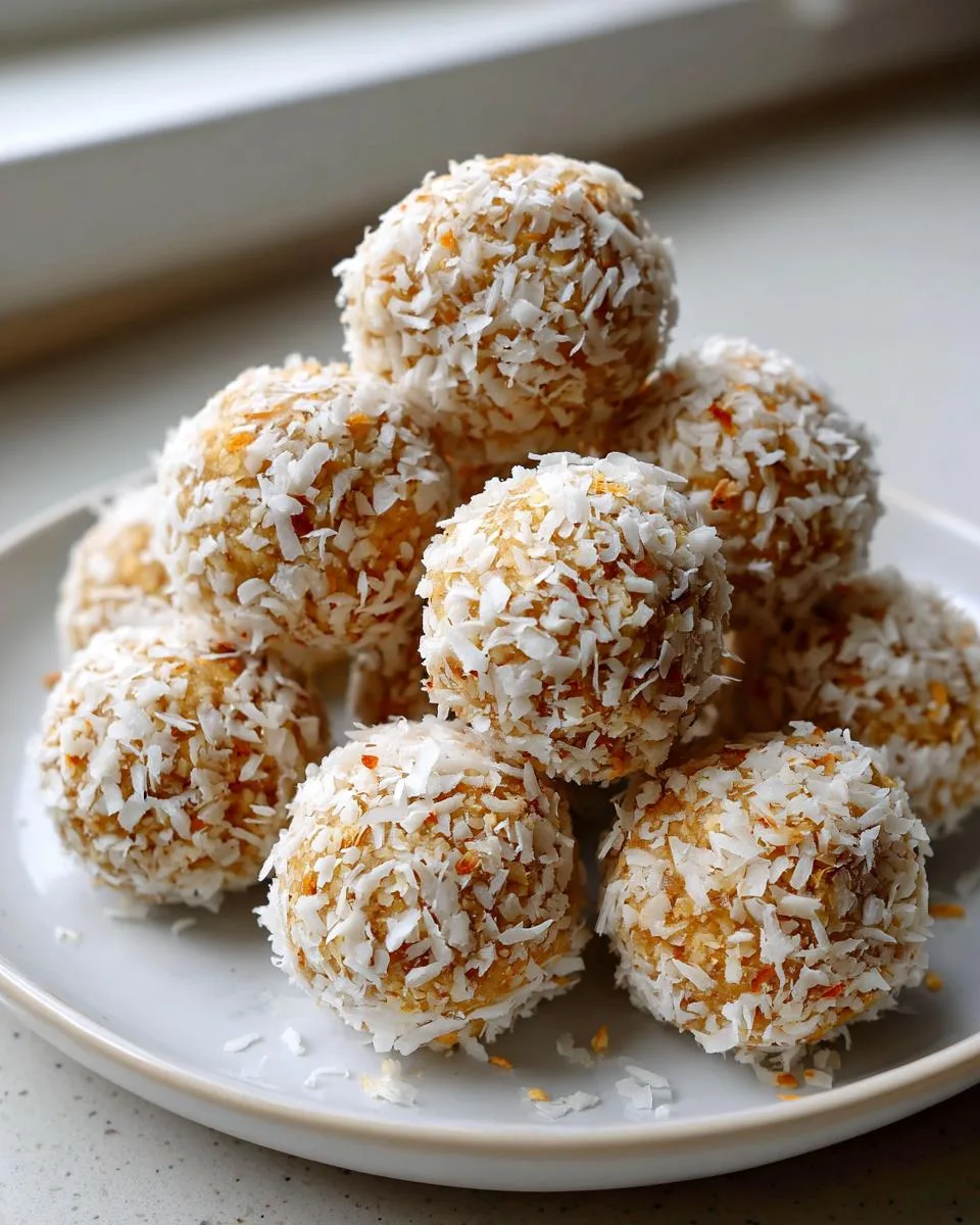 No Bake Coconut Protein Truffles - detail 3