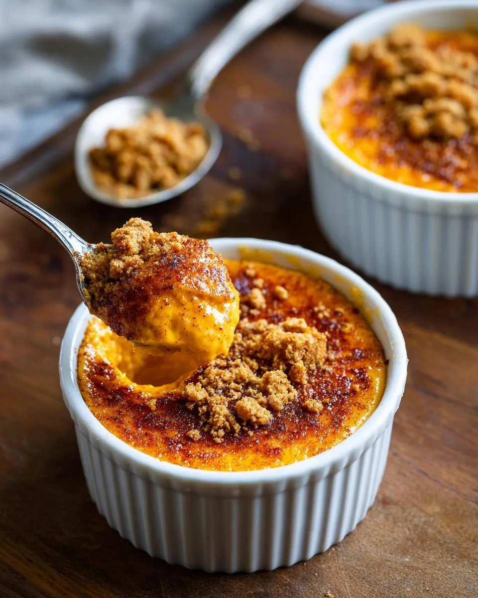 Pumpkin Cottage Cheese Pudding - detail 3