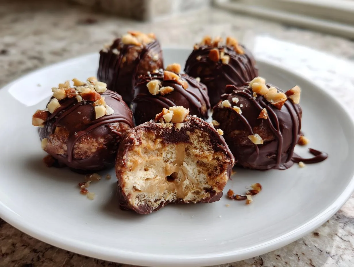 Snickers Cottage Cheese Protein Bites with 7g Protein