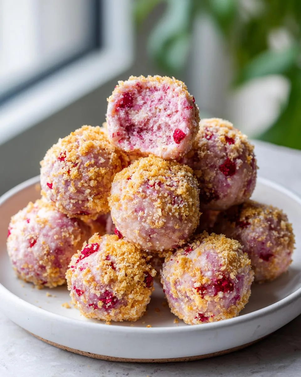 Strawberry Shortcake Cottage Cheese Bites - detail 2