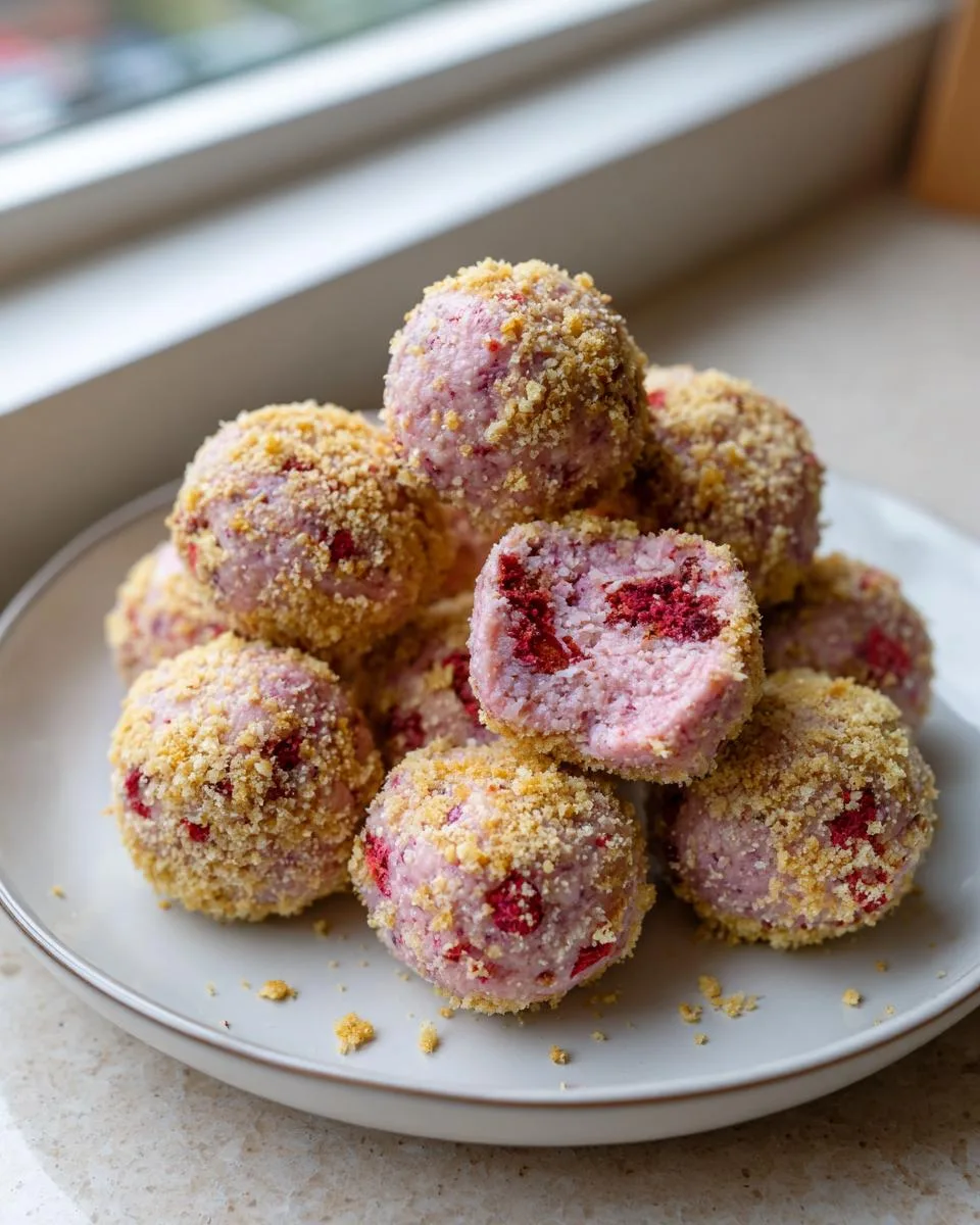 Strawberry Shortcake Cottage Cheese Bites - detail 3