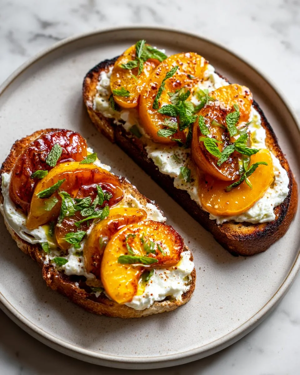 Viral Air Fryer Peach Toast - detail 2