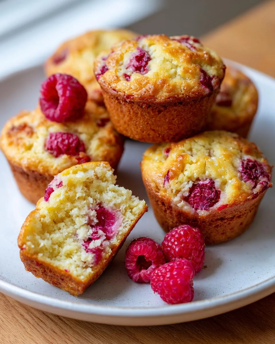 cottage cheese Lemon Raspberry Yogurt Muffins - detail 2
