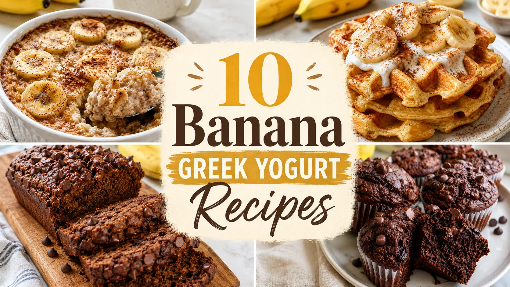 10 Banana Greek Yogurt Recipes