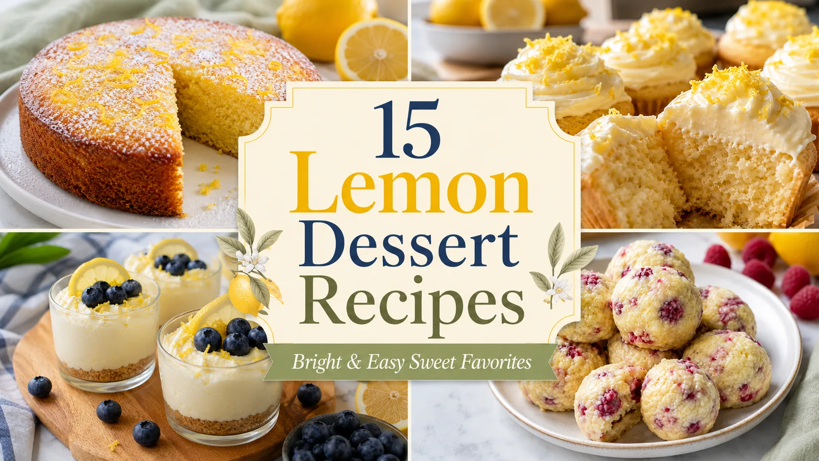15 Lemon Dessert Recipes You’ll Want to Save