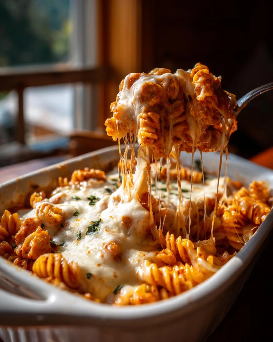 Creamy Tomato Basil Chicken Pasta Bake - detail 2