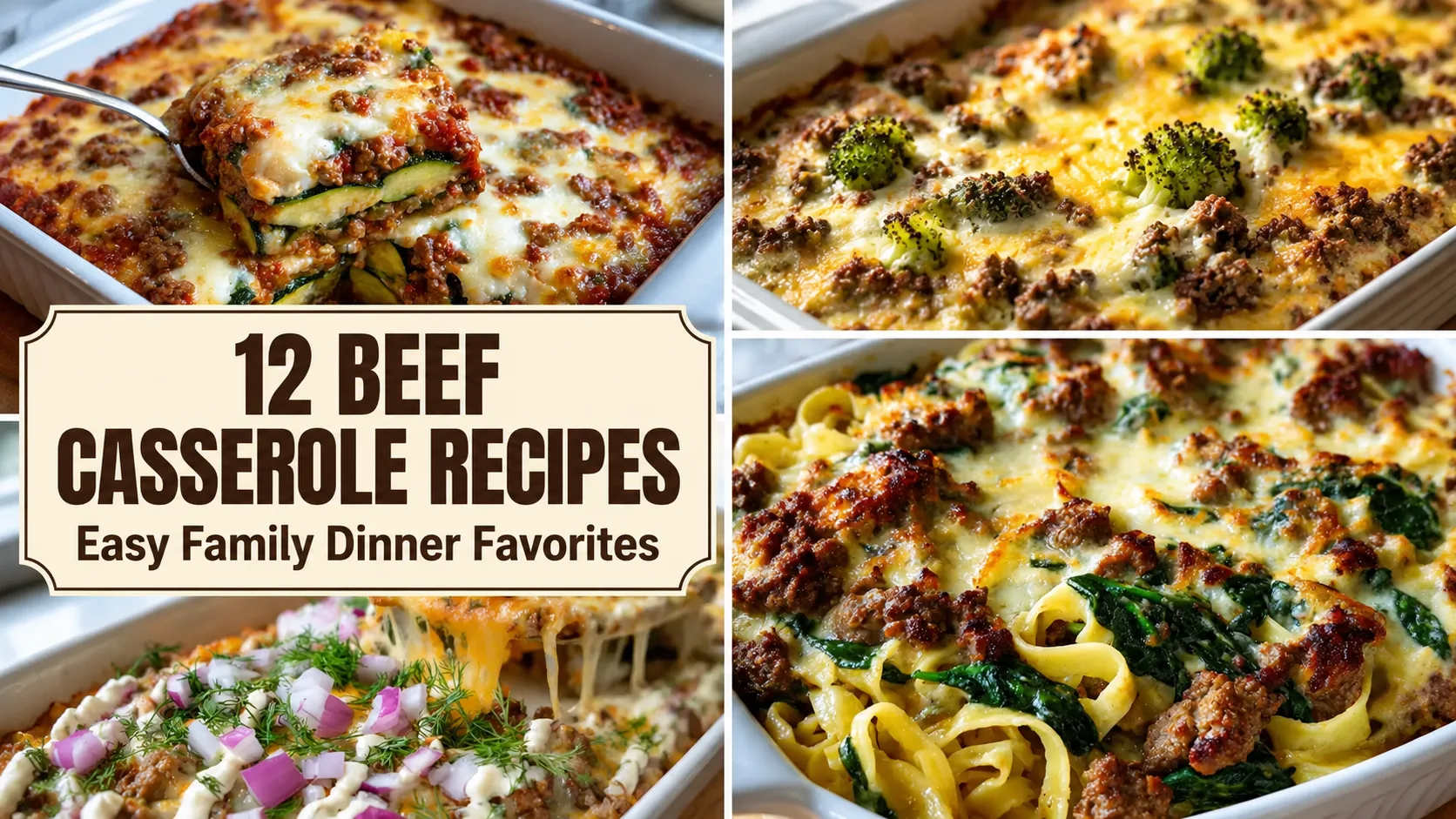 12 Beef Casserole Recipes for Easy Family Dinners