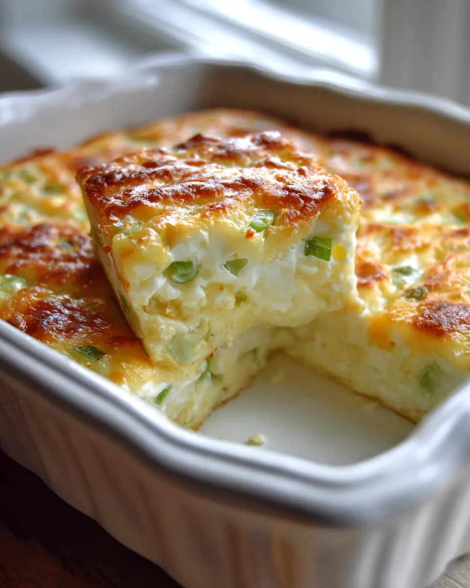 Easy Cauliflower Cottage Cheese Bake